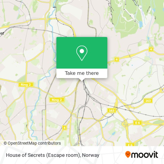 House of Secrets (Escape room) map