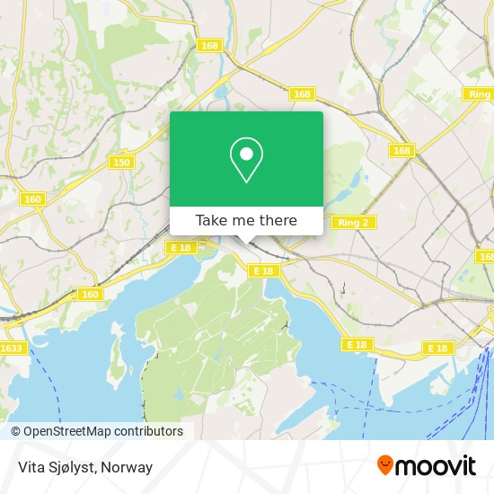 Vita Sjølyst map