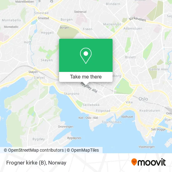 Frogner kirke (B) map