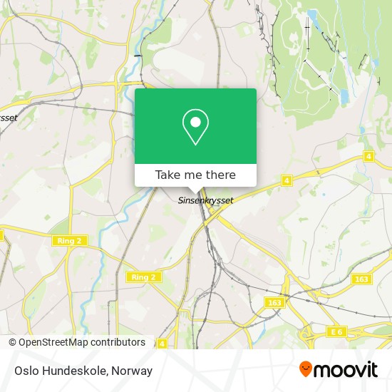 Oslo Hundeskole map