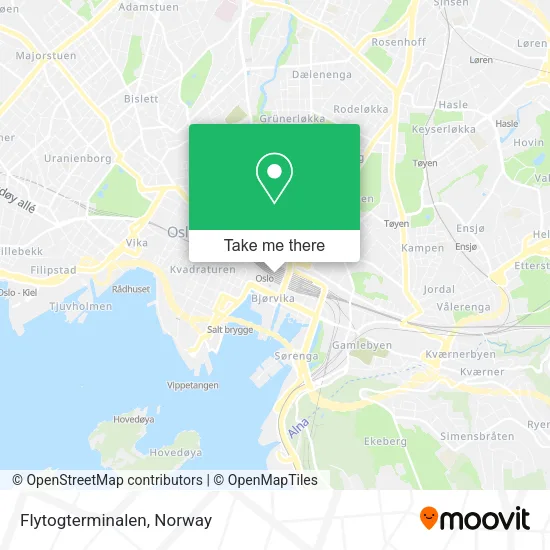 Flytogterminalen map