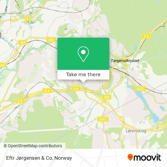 Eftr Jørgensen & Co map