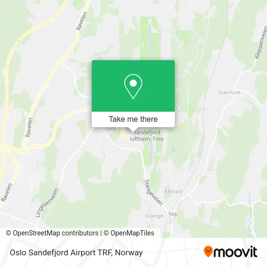 Oslo Sandefjord Airport TRF map