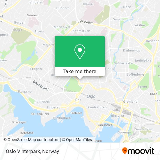 Oslo Vinterpark map