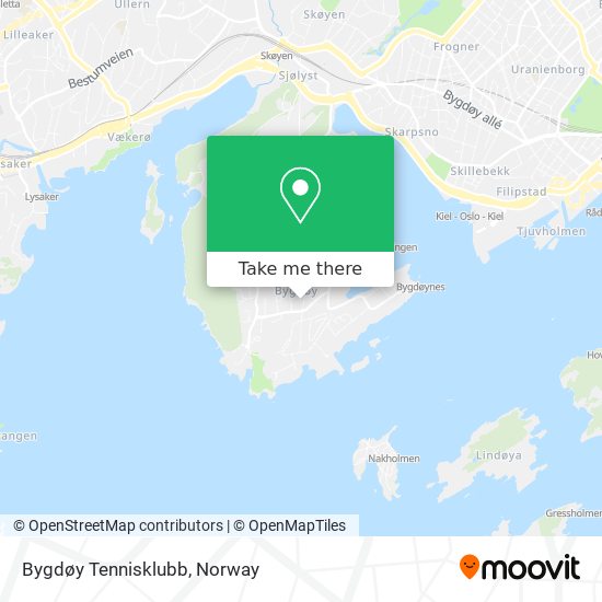 Bygdøy Tennisklubb map