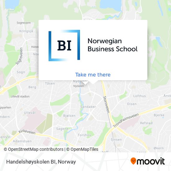Handelshøyskolen BI map