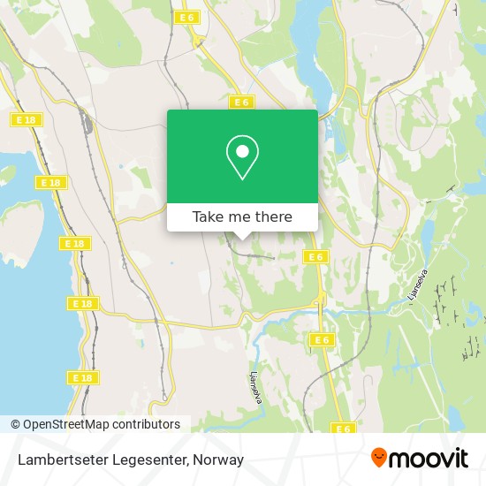 Lambertseter Legesenter map