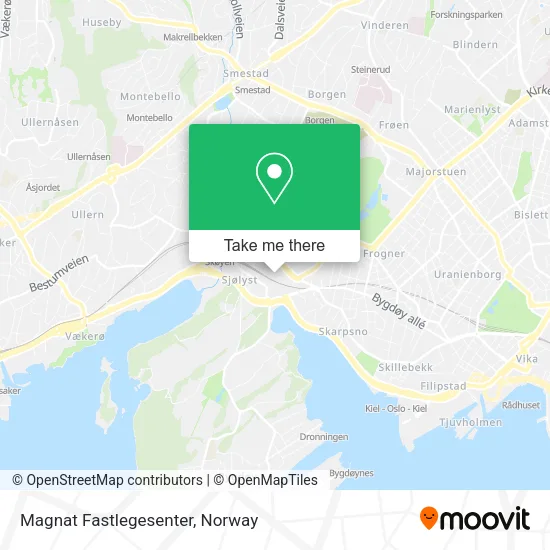 Magnat Fastlegesenter map