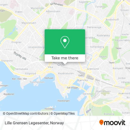 Lille Grensen Legesenter map