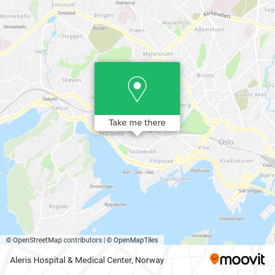 Aleris Hospital & Medical Center map