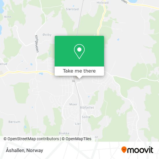 Åshallen map