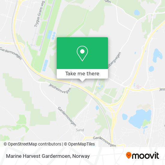 Marine Harvest Gardermoen map