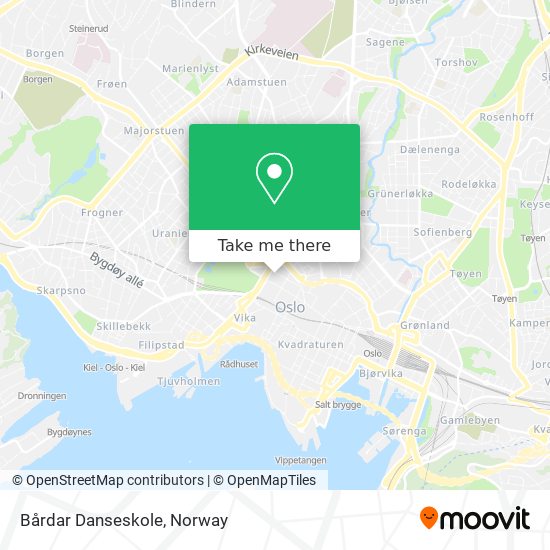 Bårdar Danseskole map