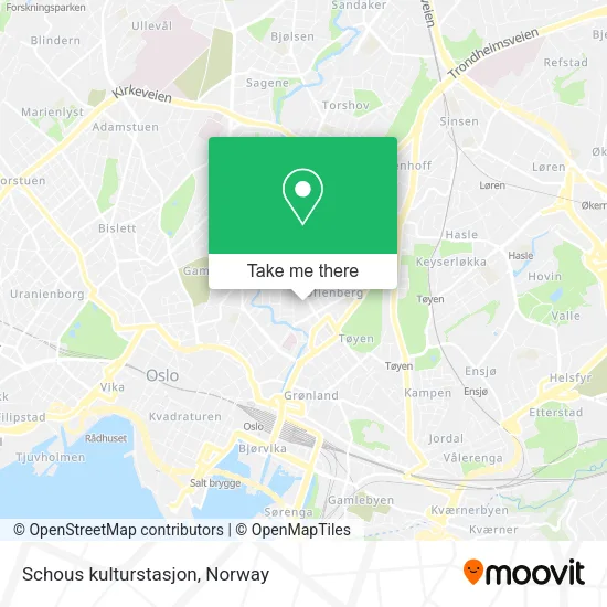 Schous kulturstasjon map
