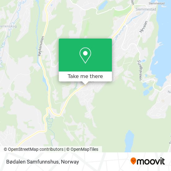 Bødalen Samfunnshus map