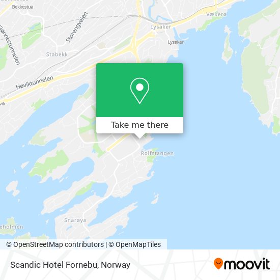 Scandic Hotel Fornebu map