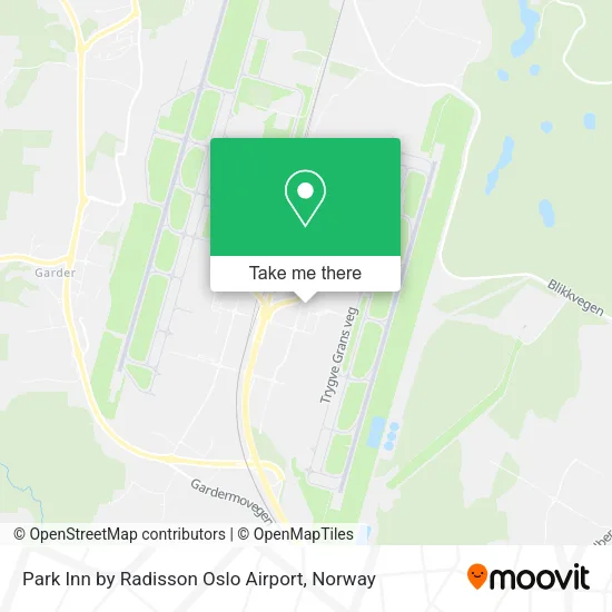 Park Inn by Radisson Oslo Airport map