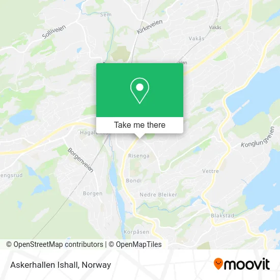 Askerhallen Ishall map