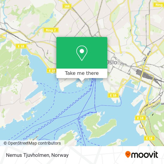 Nemus Tjuvholmen map