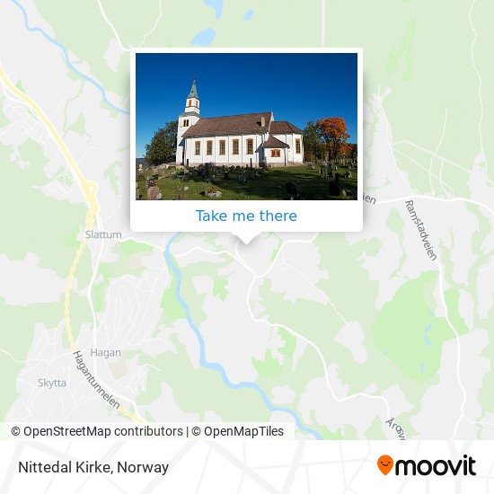 Nittedal Kirke map