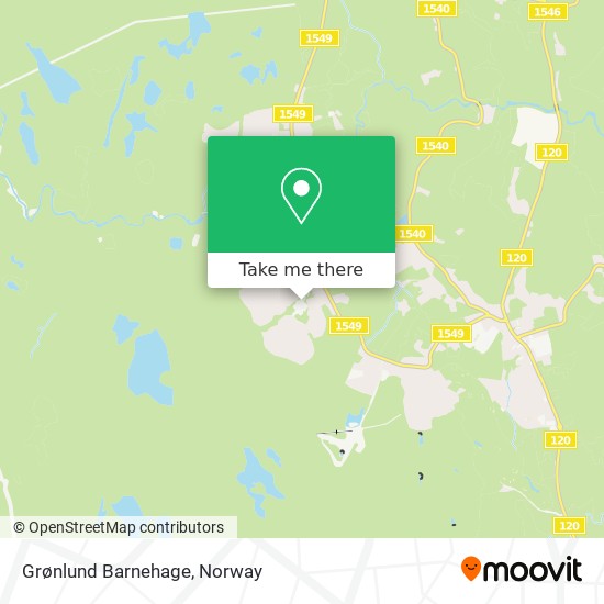Grønlund Barnehage map