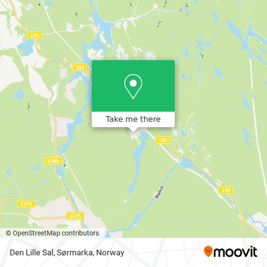 Den Lille Sal, Sørmarka map