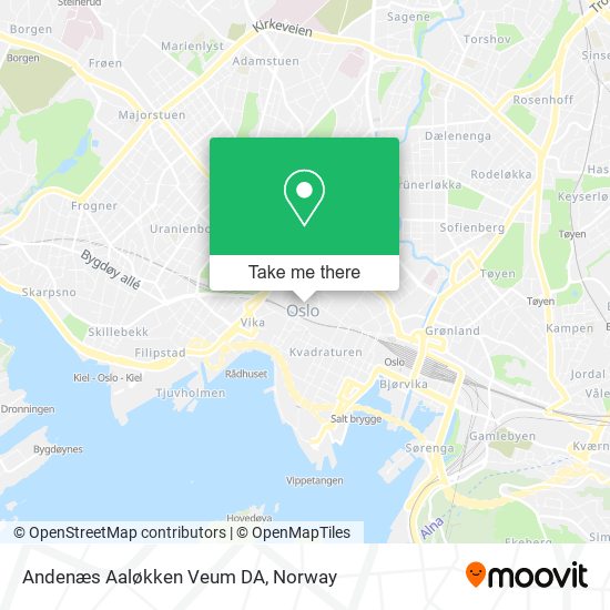 Andenæs Aaløkken Veum DA map