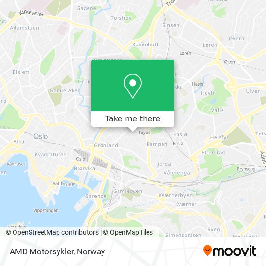 AMD Motorsykler map