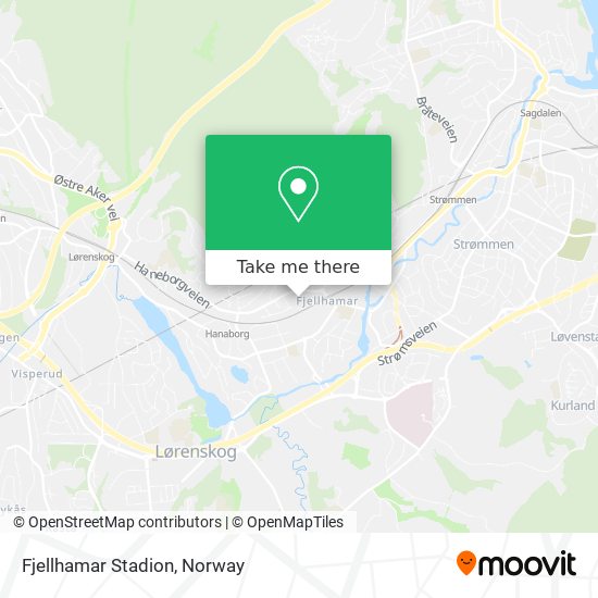 Fjellhamar Stadion map