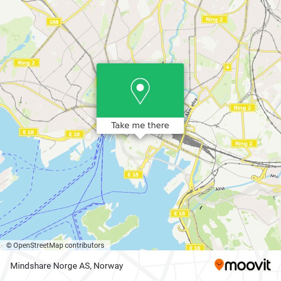 Mindshare Norge AS map