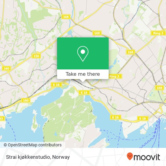 Strai kjøkkenstudio map