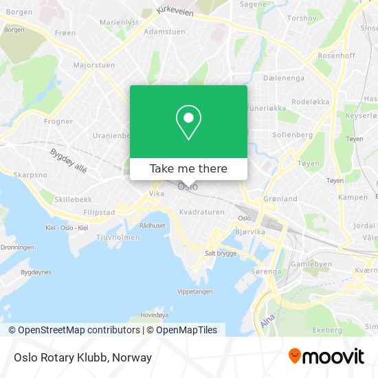 Oslo Rotary Klubb map
