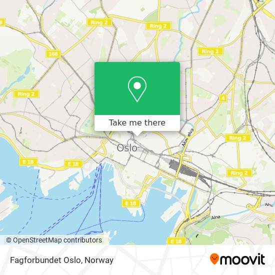 Fagforbundet Oslo map