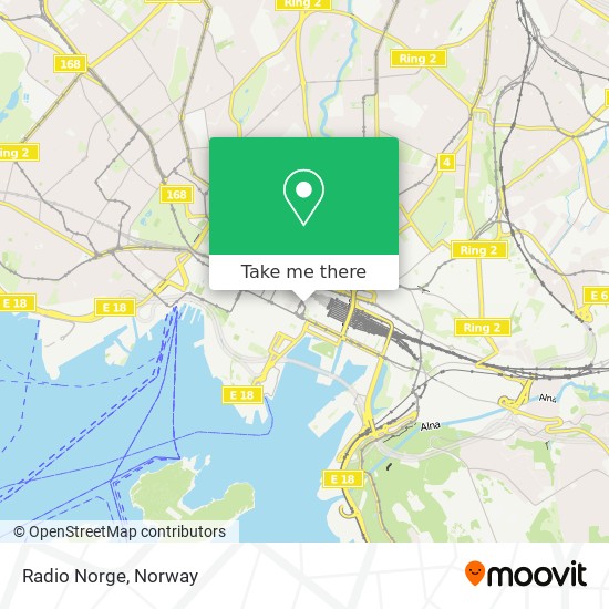 Radio Norge map