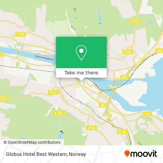 Globus Hotel Best Western map
