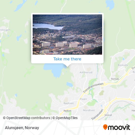 Alunsjøen map