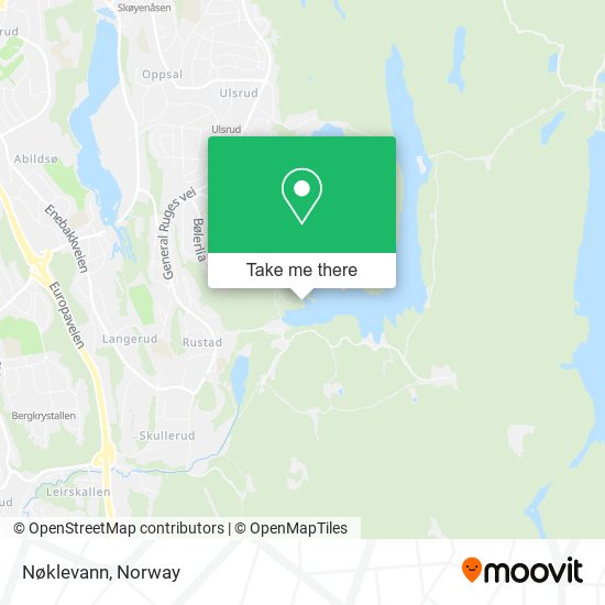 Nøklevann map