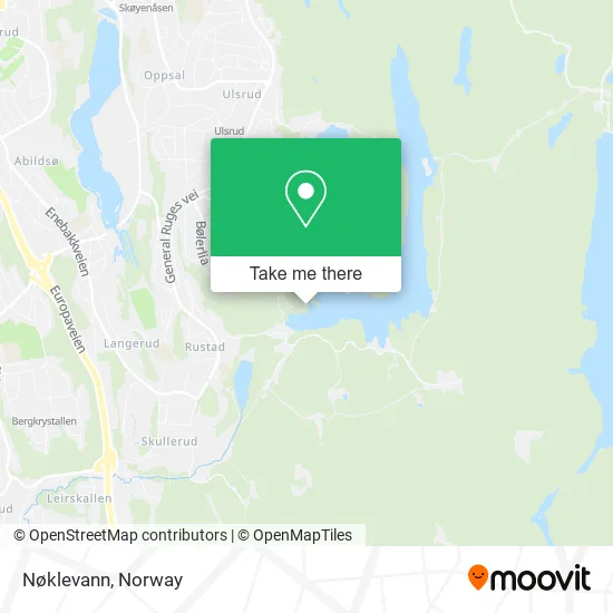 Nøklevann map