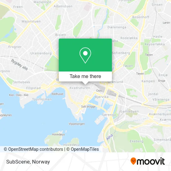 SubScene map