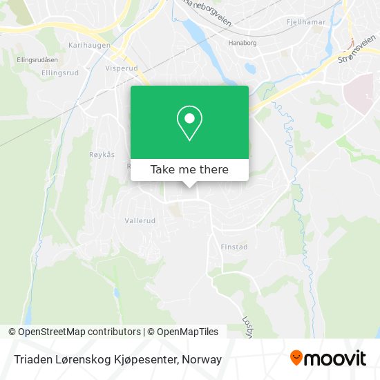 Triaden Lørenskog Kjøpesenter map