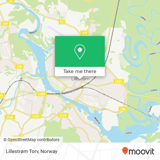 Lillestrøm Torv map