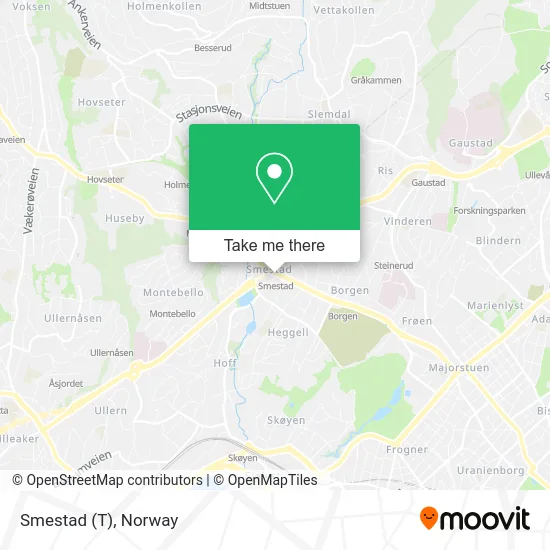 Smestad (T) map