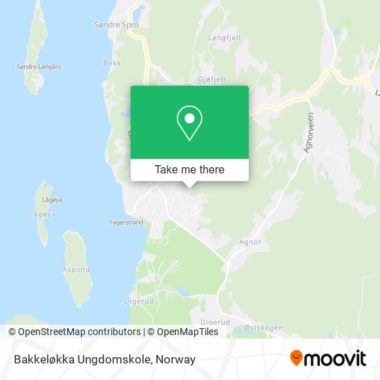 Bakkeløkka Ungdomskole map
