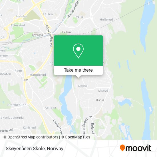 Skøyenåsen Skole map