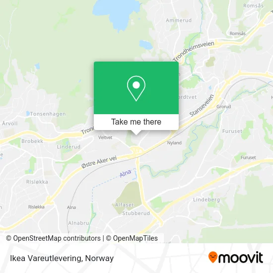 Ikea Vareutlevering map