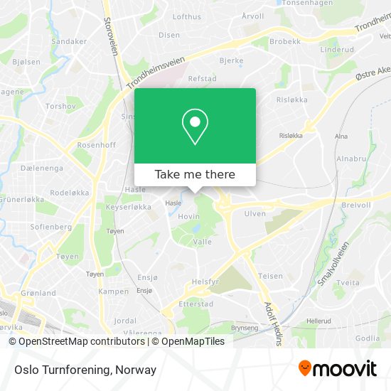 Oslo Turnforening map