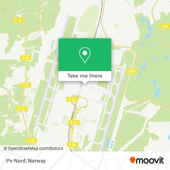 Pir Nord map