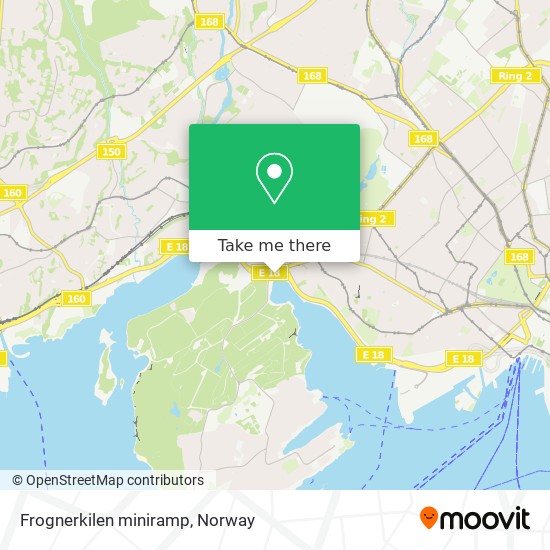 Frognerkilen miniramp map