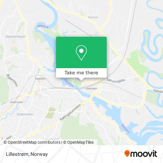 Lillestrøm map