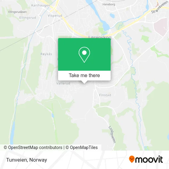 Tunveien map